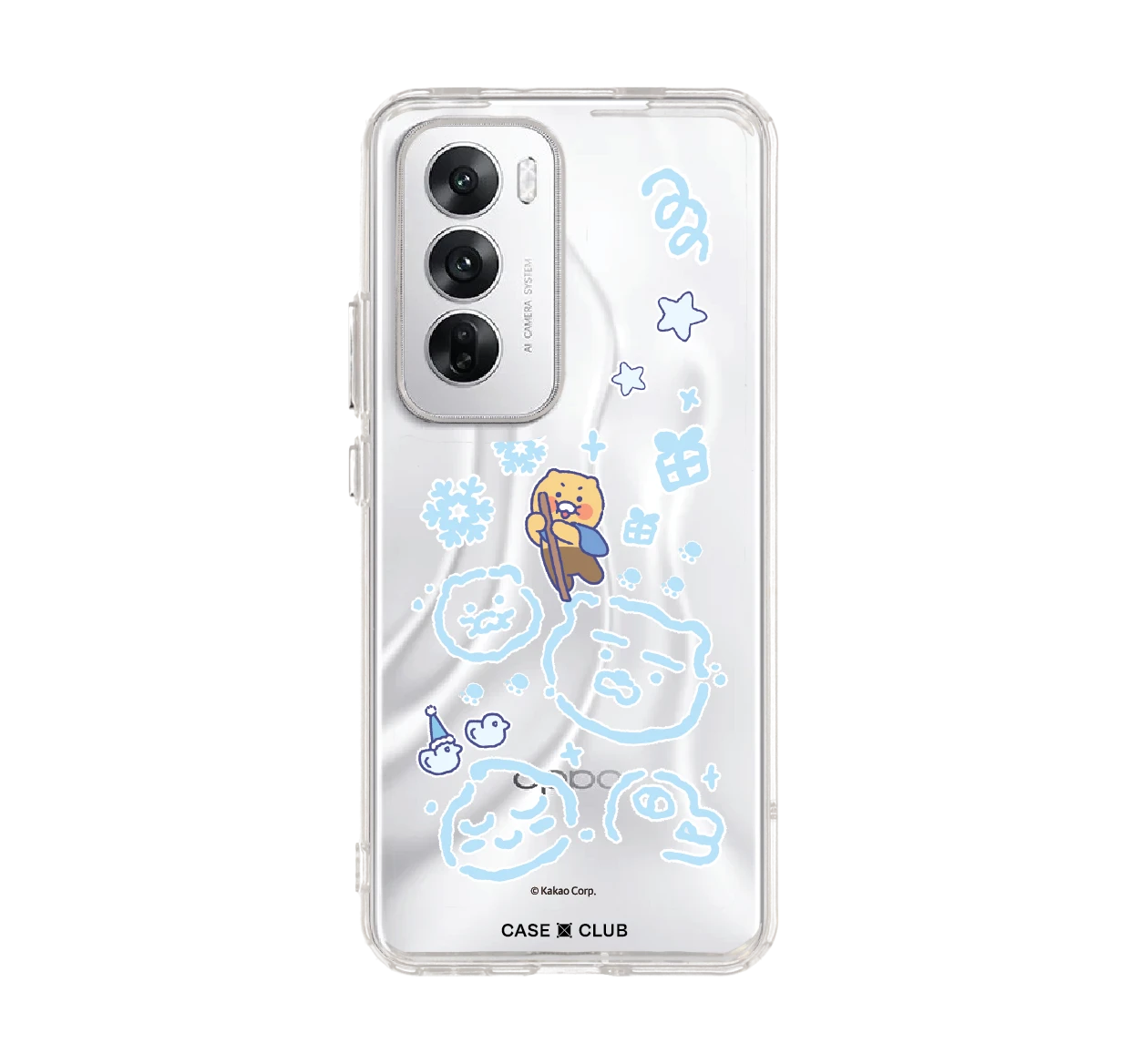 oppo reno 12 clear case kakao icy choonsik